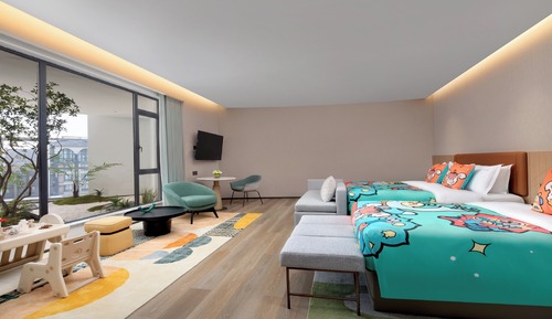 Habitación familiar, 1 cama de matrimonio grande (Premium)