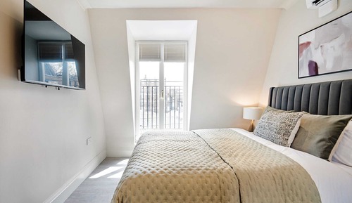 Apartamento básico, 1 cama doble con sofá cama