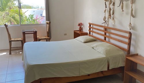 Habitación doble, 2 camas de matrimonio, no fumadores, vistas al mar
