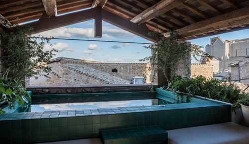Ático, bañera de hidromasaje (Suite)