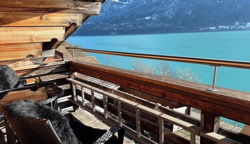 Habitación doble, 1 cama de matrimonio, balcón, vistas al lago