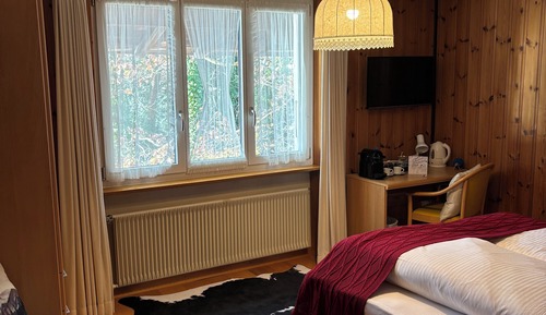 Habitación doble, 1 cama de matrimonio, vistas parciales al lago