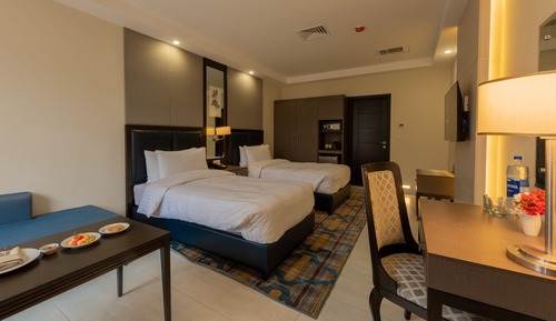 Habitación ejecutiva con 2 camas individuales
