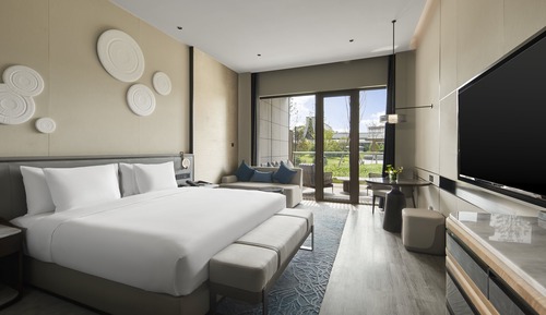 Habitación estándar, 1 cama de matrimonio grande, vistas al jardín