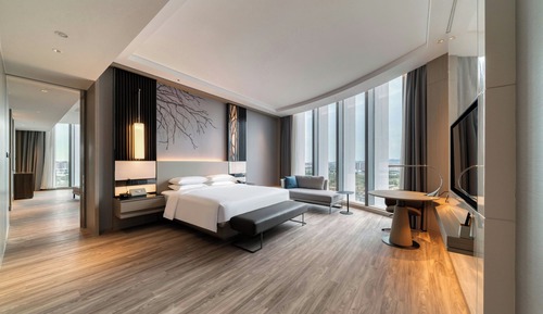 Habitación ejecutiva, 1 cama de matrimonio grande, vistas a la ciudad