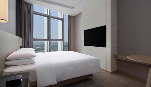 Habitación estándar, 1 cama de matrimonio grande, vistas a la ciudad
