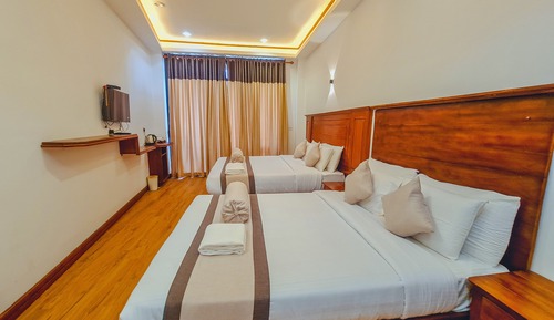 Habitación familiar, vistas al lago