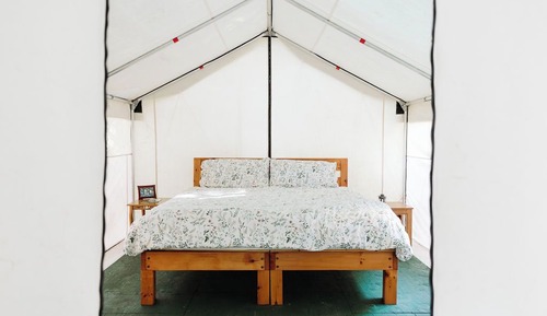 Tienda Deluxe, 1 cama de matrimonio grande