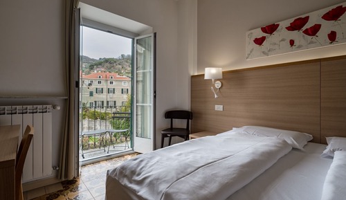 Habitación estándar con 1 cama doble o 2 individuales, balcón