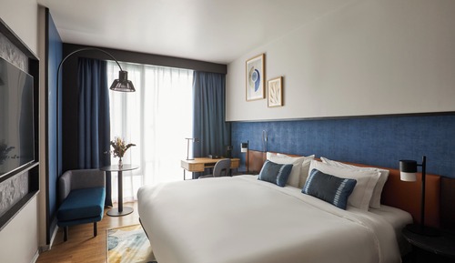 Suite junior, 1 cama de matrimonio grande con sofá cama