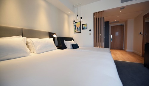 Habitación estándar, 1 cama de matrimonio con sofá cama