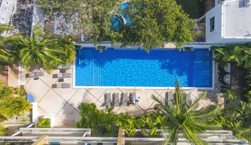 Dúplex de lujo, 2 habitaciones, acceso a la piscina, vistas a la ciudad