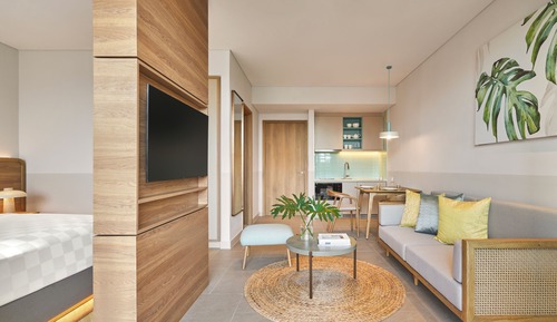 Apartamento estándar, 1 habitación, piscina privada, vistas al jardín (Residences, Pool)