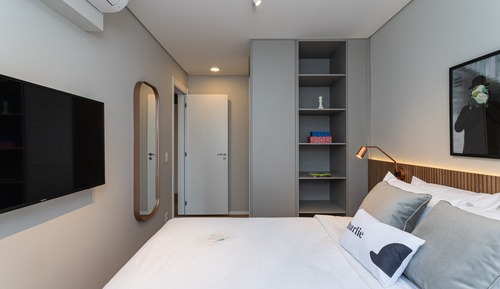 Apartamento de 1 Quarto Casal