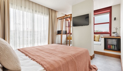 Habitación Deluxe, 1 cama de matrimonio, vistas a la ciudad