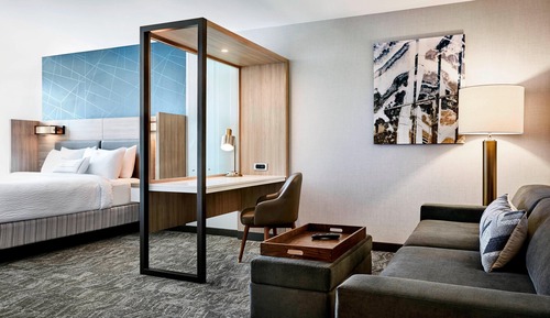 Suite, 1 cama de matrimonio grande con sofá cama