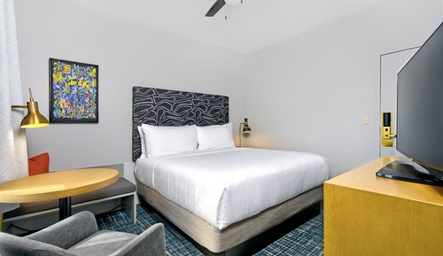 Habitación ejecutiva, 1 cama de matrimonio grande, no fumadores, vistas a la ciudad
