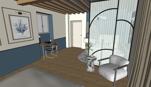 Habitación romántica doble