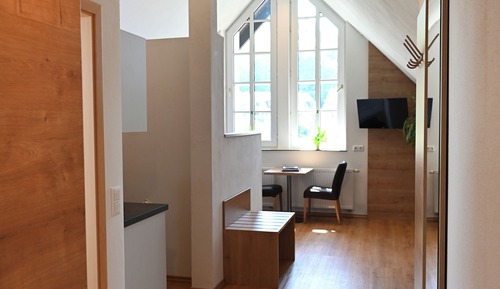 Estudio Confort, 1 cama de matrimonio con sofá cama, no fumadores, cocina