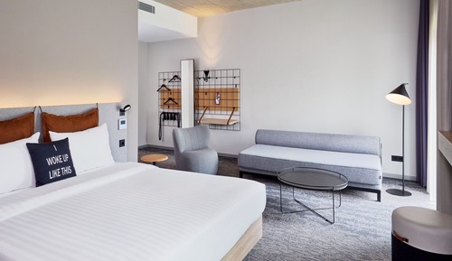 Habitación, 1 cama de matrimonio, no fumadores, vistas a la ciudad
