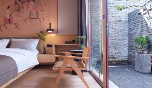 Habitación Deluxe doble, patio