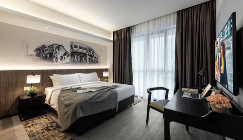 Estudio Premier, 1 cama de matrimonio grande