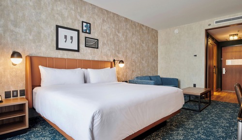 Habitación Deluxe, 1 cama de matrimonio grande con sofá cama, no fumadores