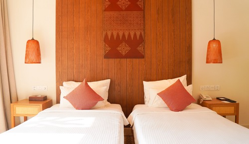 Habitación, vistas al jardín (Pax 2 Single Beds)