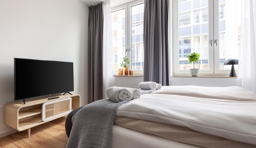 Apartamento, 1 cama de matrimonio con sofá cama (Bremen Hutfilterstraße | Suite L with)