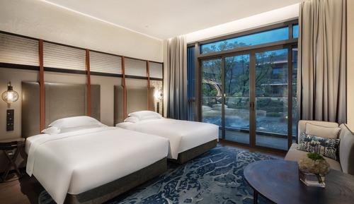 Habitación Premium, 2 camas dobles, vistas al jardín
