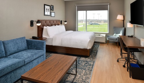Suite, 1 cama de matrimonio grande con sofá cama, no fumadores (Hearing Accessible)