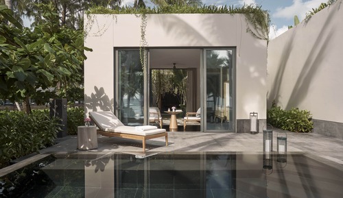 Villa, 1 cama de matrimonio grande (Beach Pool)