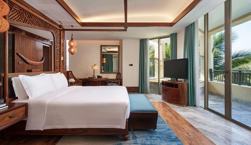 Fairmont Gold, Habitación, 1 cama de matrimonio grande, Acceso al salón del club, vistas al mar