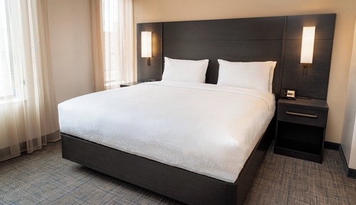 Suite estudio, 1 cama de matrimonio grande con sofá cama (Mobility/Hearing Access, Roll-in Shwr)