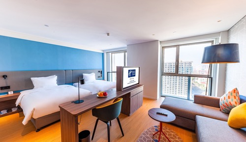 Suite, 2 camas individuales (Additional Living Area)