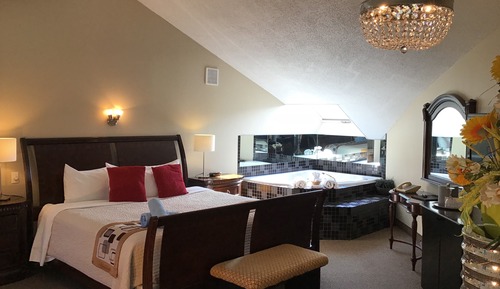 Habitación presidencial, 1 cama de matrimonio grande, bañera de hidromasaje