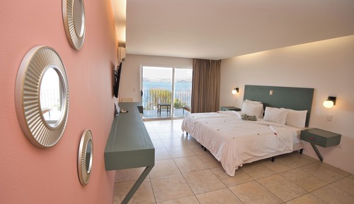 Habitación estándar, 1 cama de matrimonio grande, vistas al mar