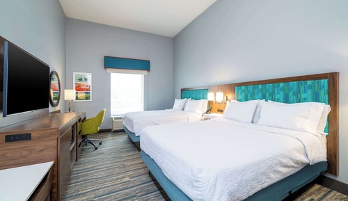 Habitación, 2 camas de matrimonio, accesible para personas con discapacidad, no fumadores