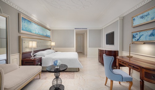 Habitación estándar, 1 cama de matrimonio grande, Acceso al salón del club, vistas al mar