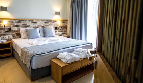 Suite panorámica, 1 cama de matrimonio grande con sofá cama, vistas al mar (Panorama)