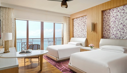 Habitación clásica, 2 camas individuales, fumadores, vistas al mar (Grand)