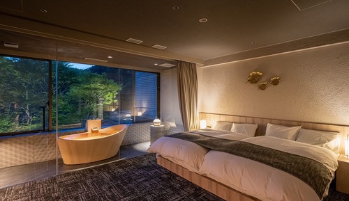 Habitación, no fumadores (KOURYOKU, with Semi Open-Air Bath)
