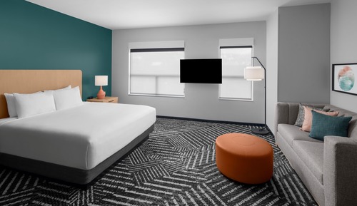 Suite estudio, 1 cama de matrimonio grande, vistas al río
