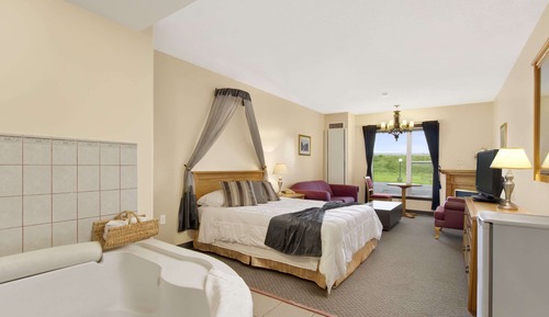 Suite Deluxe, 1 cama de matrimonio grande, bañera de hidromasaje