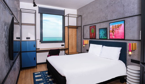Habitación doble superior, 1 cama doble, accesible para personas con discapacidad