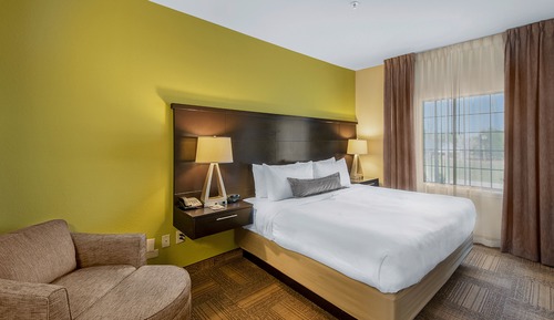 Suite estudio, 1 cama de matrimonio grande, cocina