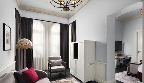 Suite, 1 cama de matrimonio grande con sofá cama, no fumadores