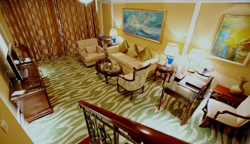 Suite, 1 cama de matrimonio grande, vistas al mar (Loft, Kids View)