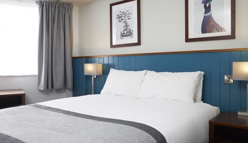 Habitación básica doble, 1 cama de matrimonio grande
