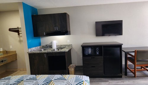 Habitación, 1 cama de matrimonio grande, no fumadores, cocina básica